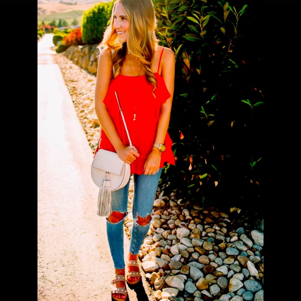 FP Busted Knee Skinny Ankle Jeans 25